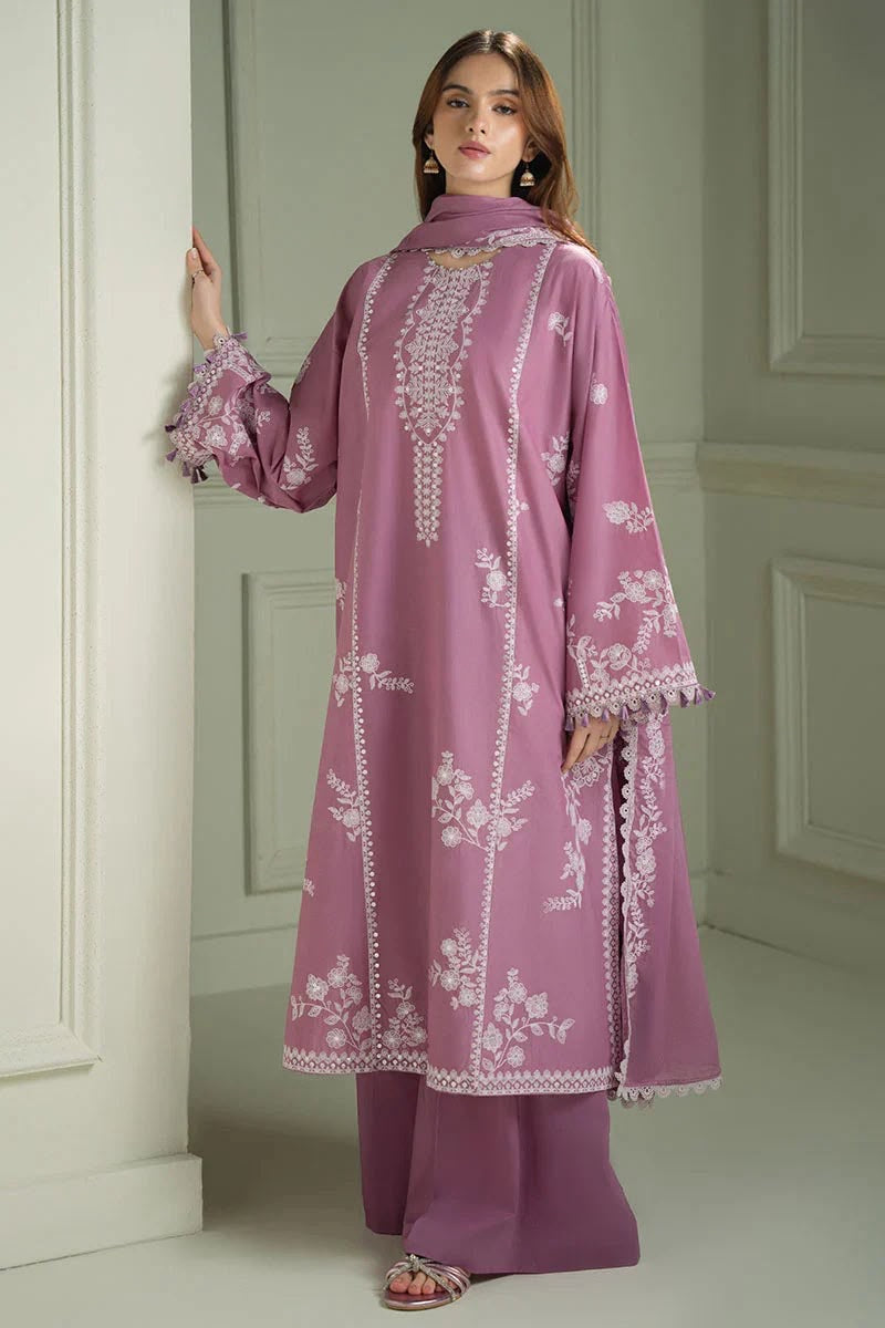 Premium 3-Piece Embroidered Dhanak Collection
