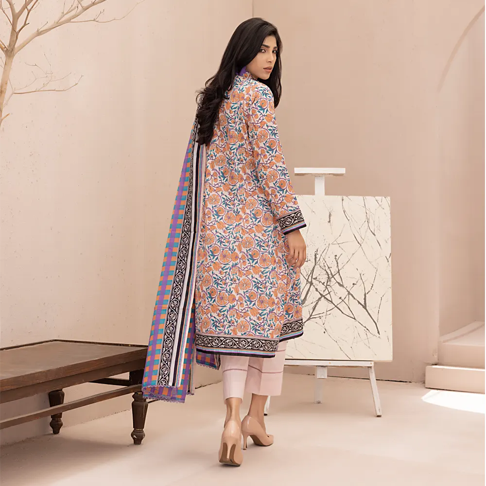 Regalia Ladies 3 Piece Lawn Suit – Unstitched – Summer Collection