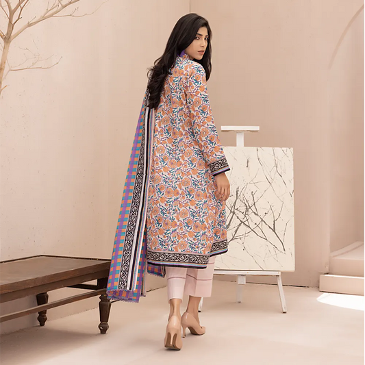Regalia Ladies 3 Piece Lawn Suit – Unstitched – Summer Collection