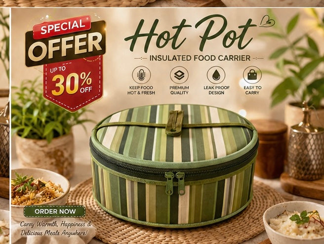 Premium Insulated Hot Pot Food Carrier