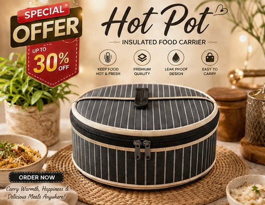 Premium Insulated Hot Pot Food Carrier