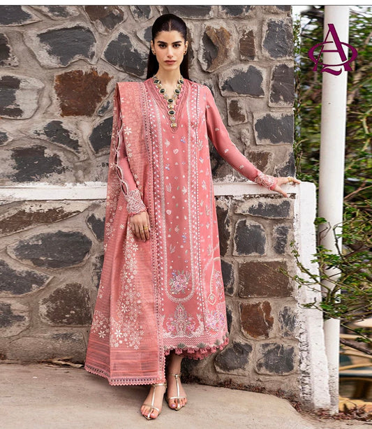 Summer Bloom – Embroidered Lawn