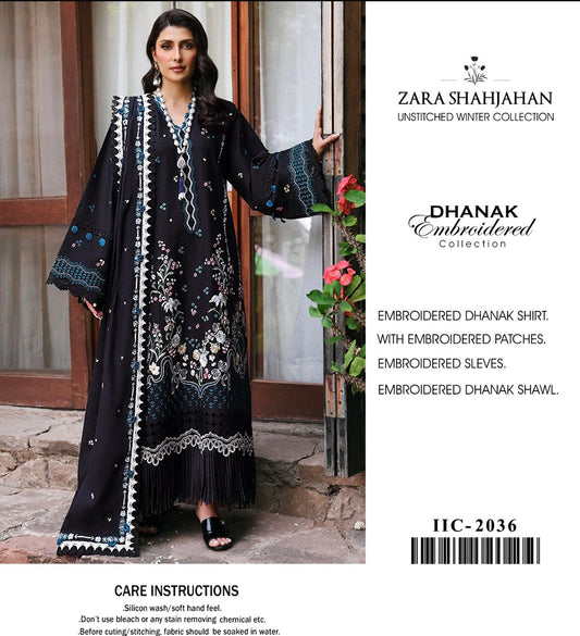 3 pc unstiched embriodered collection