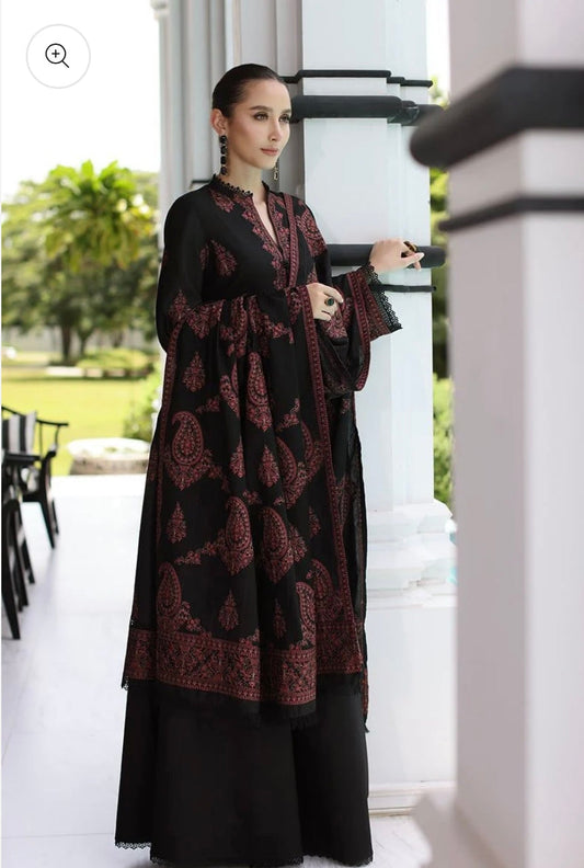 BAREEZE EMBROIDED LAWN 3PC WITH EMBROIDED CHIFFON DUPATTA BIC_1003