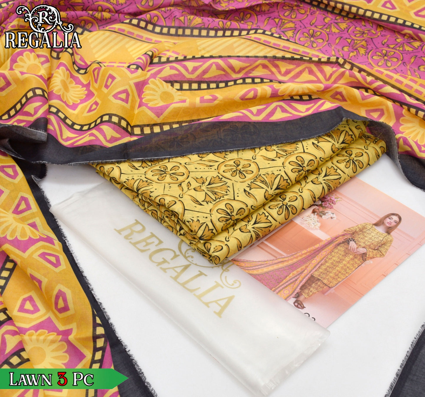 Luxury lawn 3 Pc collection