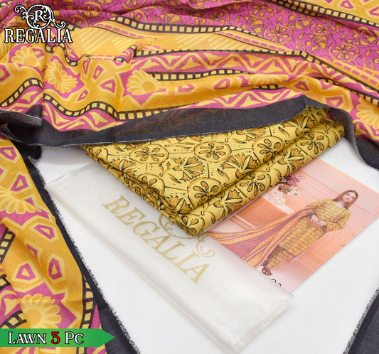 Luxury lawn 3 Pc collection