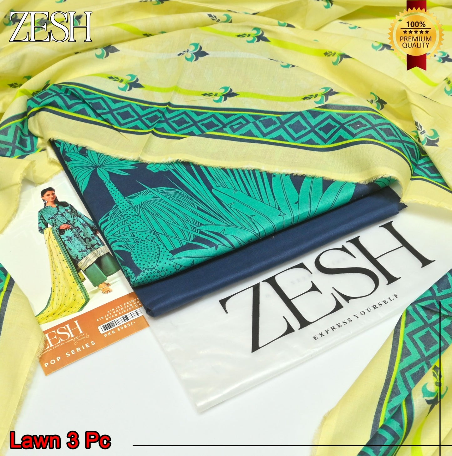 Luxury lawn 3PC Collection