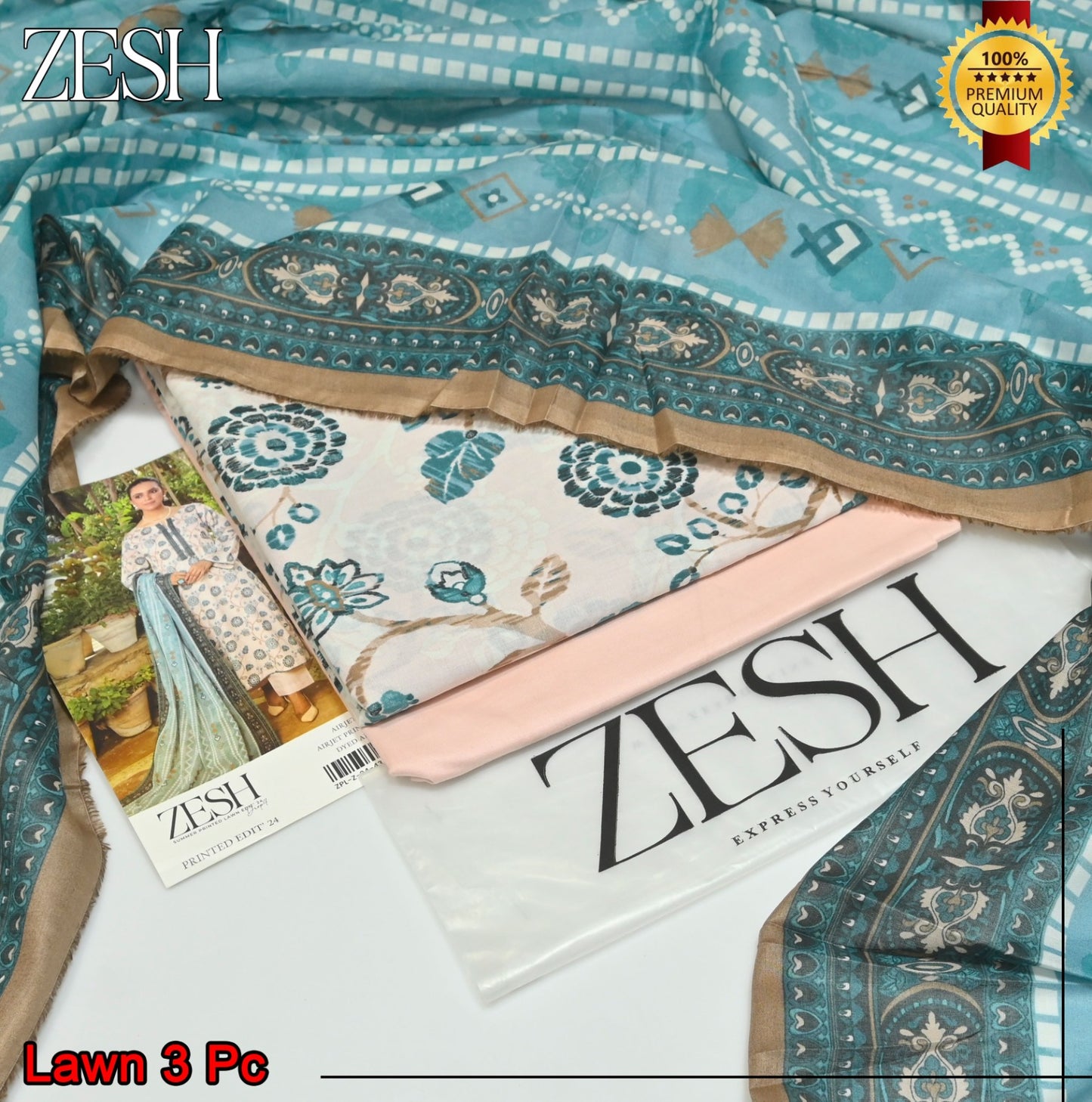 Luxury lawn 3PC Collection