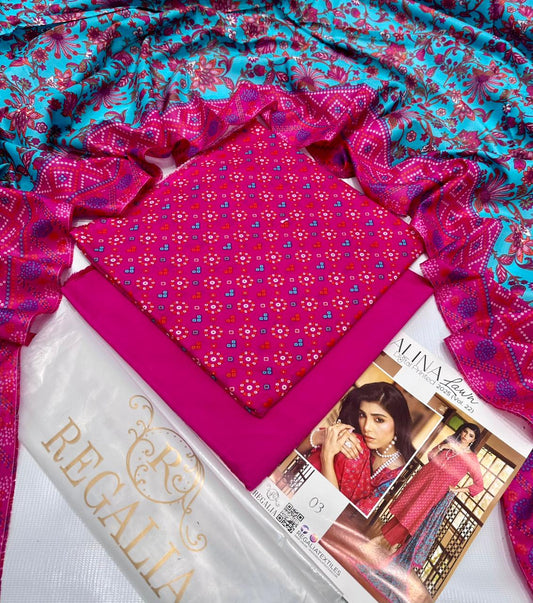 Luxury lawn 3 Pc collection