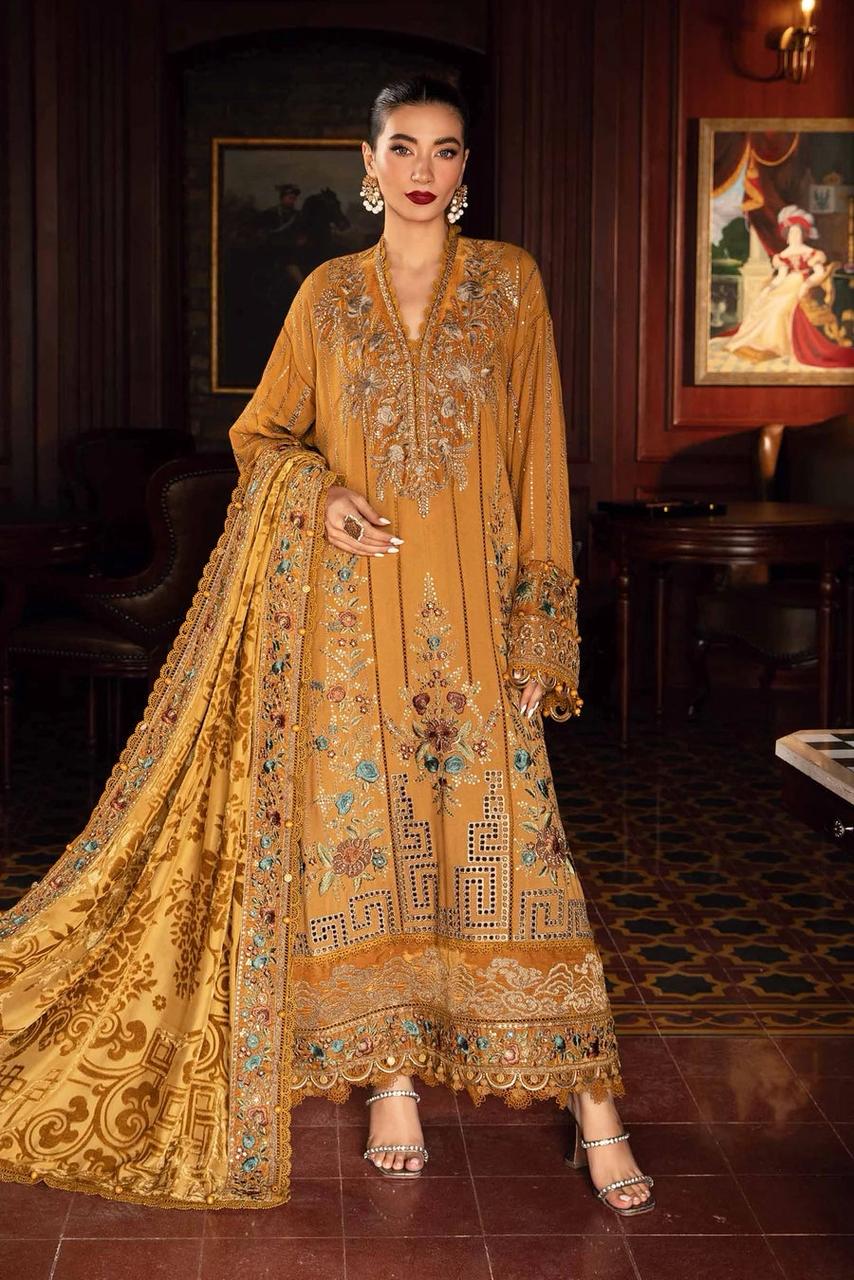 WINTER UNSTICHED DHANAK 3 PC