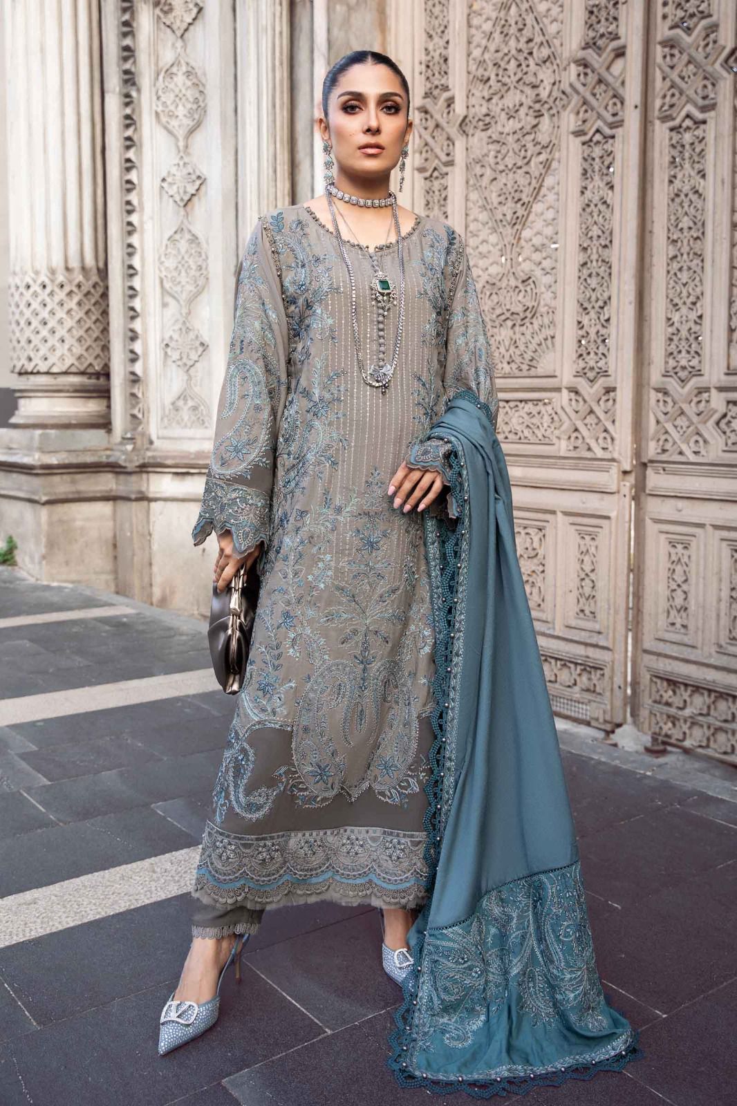 WINTER UNSTICHED DHANAK 3 PC