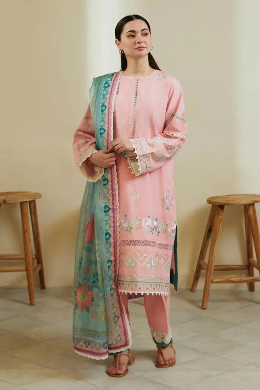 Summer Bloom – Embroidered Lawn