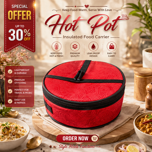 Premium Insulated Hot Pot Food Carrier