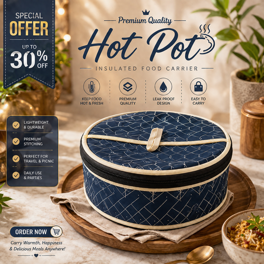 Premium Insulated Hot Pot Food Carrier