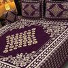 4 pc velvet jacquard bedsheet