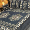4 pc velvet jacquard bedsheet
