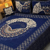 4 pc velvet jacquard bedsheet