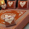 4 pc velvet jacquard bedsheet