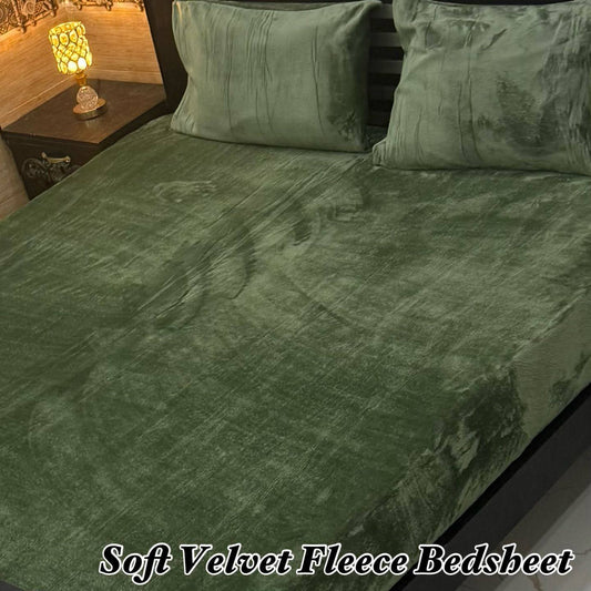 Fleece bedsheets plain