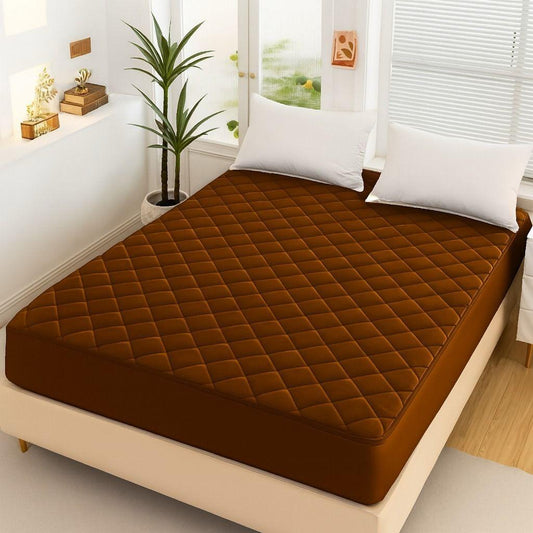Quilted water proof mattress cover