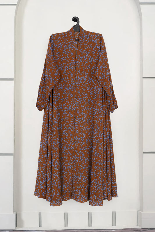 Premium printed abaya )