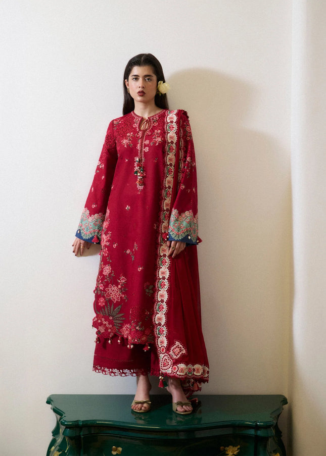 Premium 3-Piece Embroidered Dhanak Collection