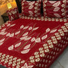 4 pc velvet jacquard bedsheet