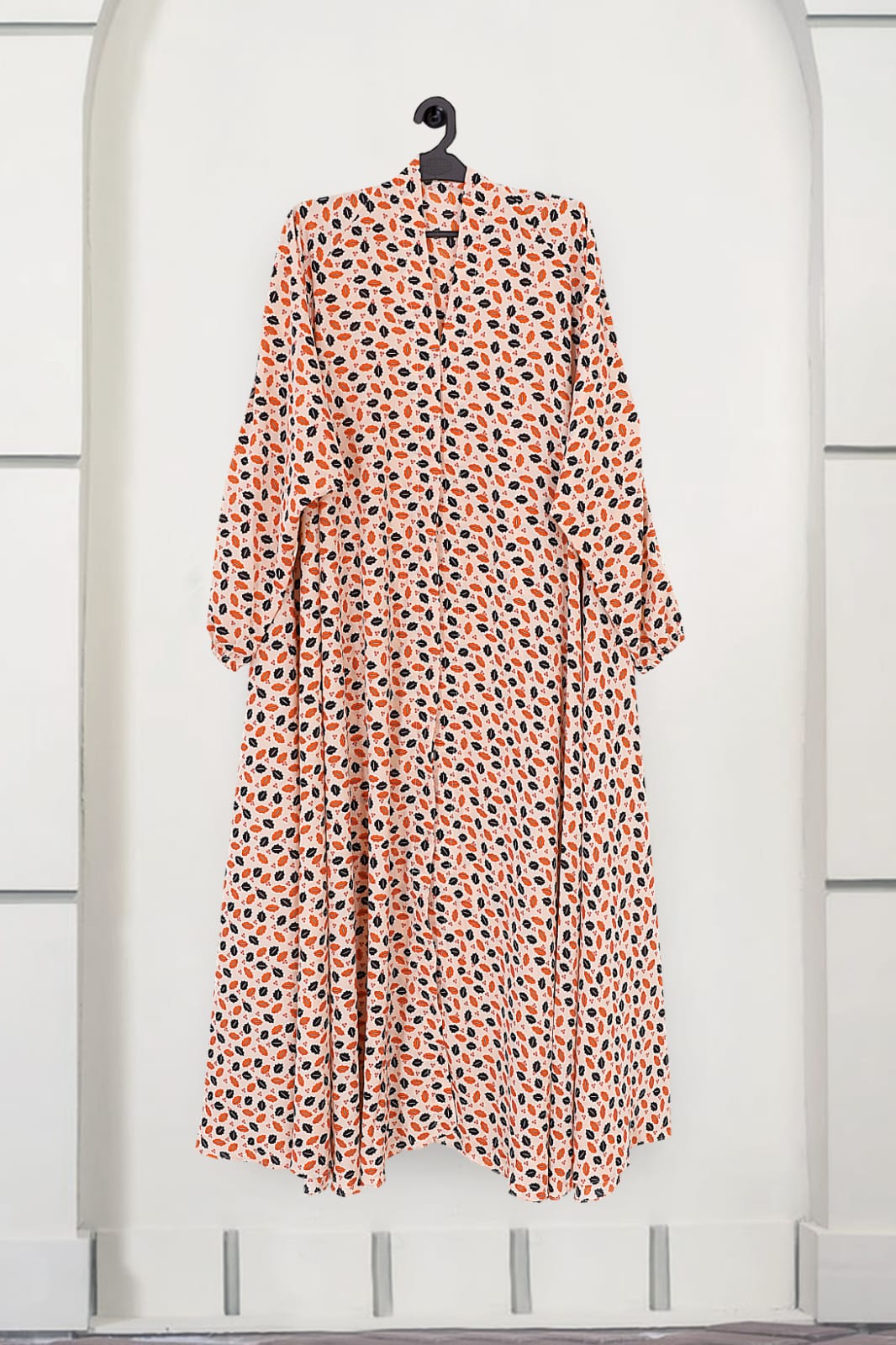 Premium printed abaya