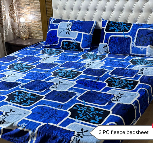 ) Fleece winter bedsheets