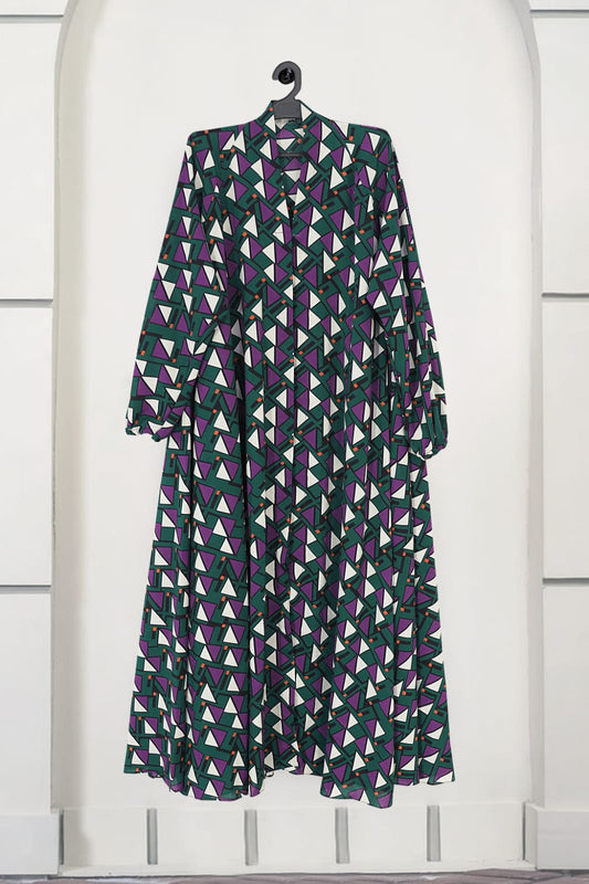Premium printed abaya