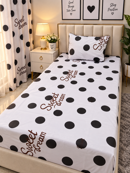 Premium Export Cotton Single Bedsheet ()