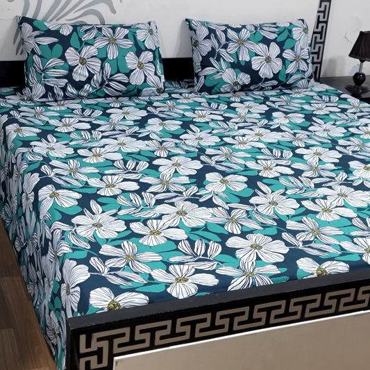 Export 💯 cotton bedsheet )