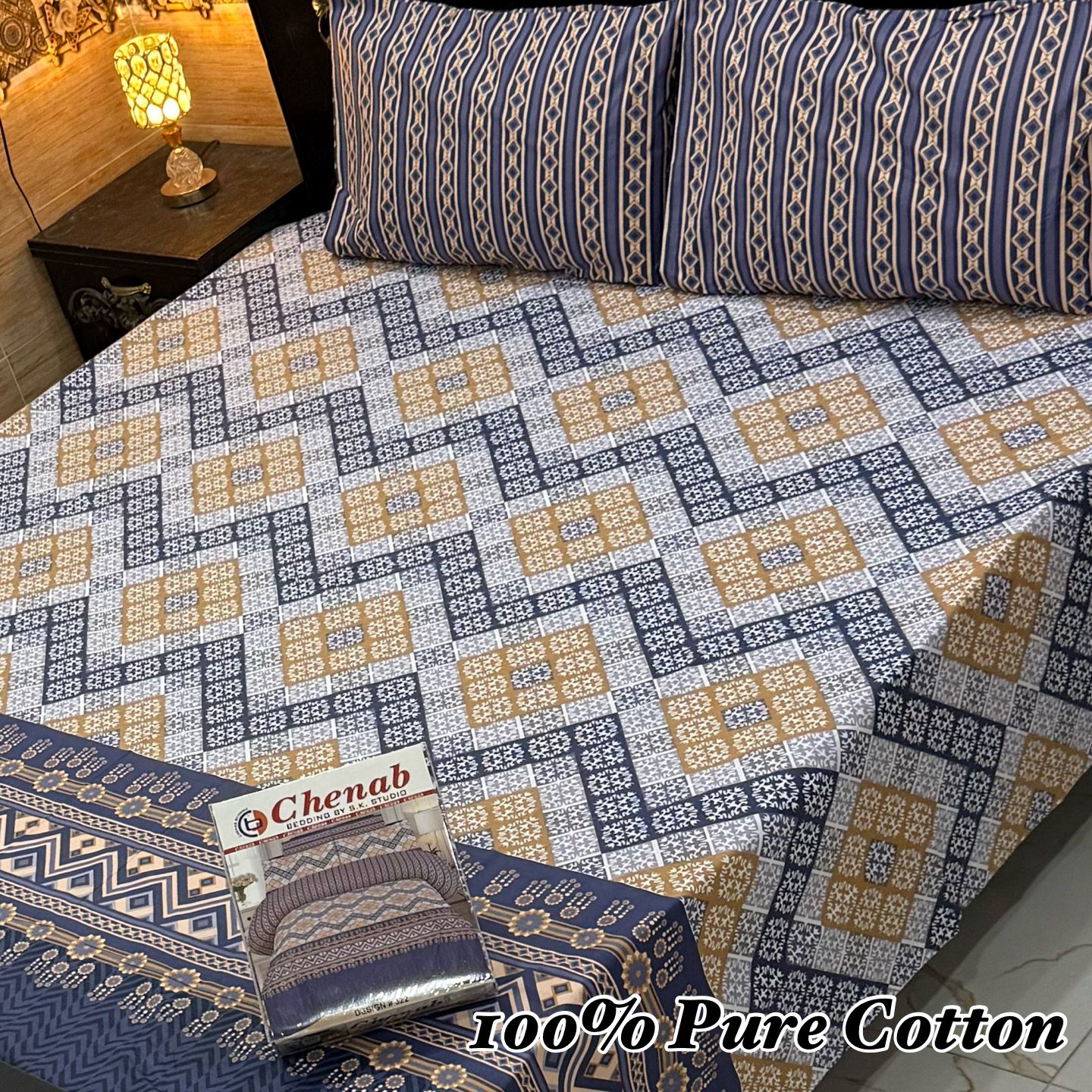 Pure cotton bedsheet