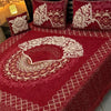 4 pc velvet jacquard bedsheet