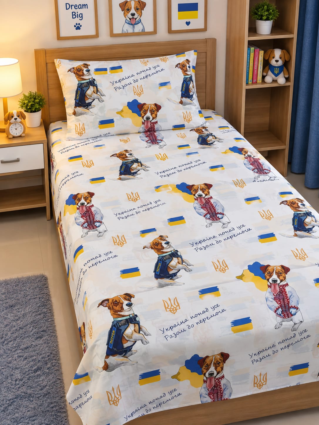Premium Export Cotton Single Bedsheet ()