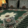 4 pc velvet jacquard bedsheet
