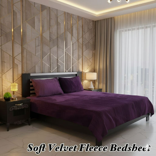 Fleece bedsheets plain