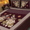 4 pc velvet jacquard bedsheet